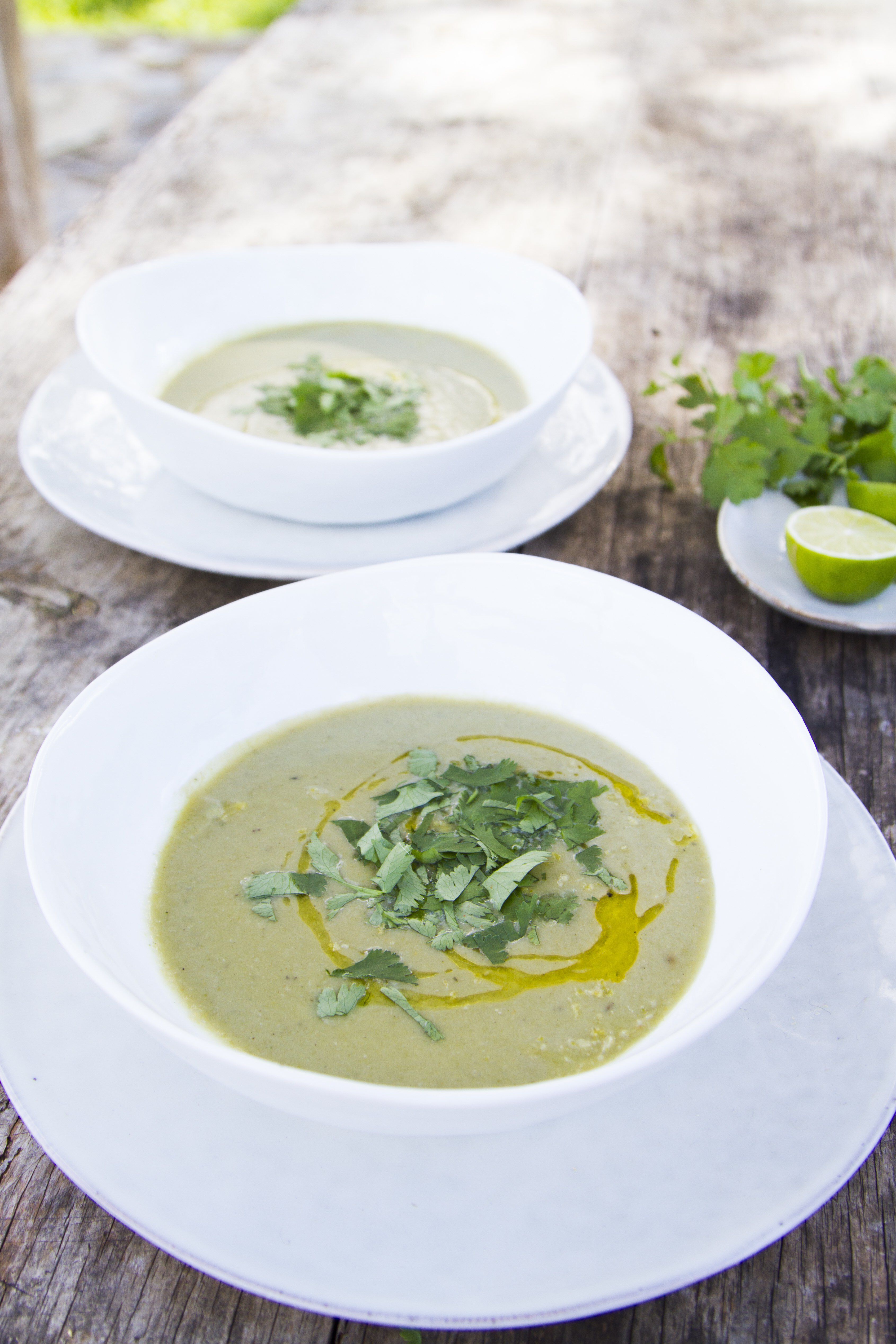 Vegetarian soups for cold winter days